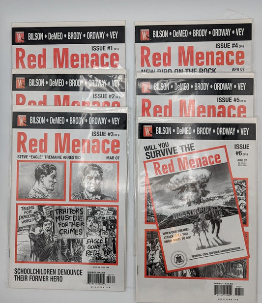 Red Menace #1-6 Complete Series (2007); Wild Storm Comics Collectibles:Comic Books & Memorabilia:Comics:Comics & Graphic Novels JJJambers Jamboree   