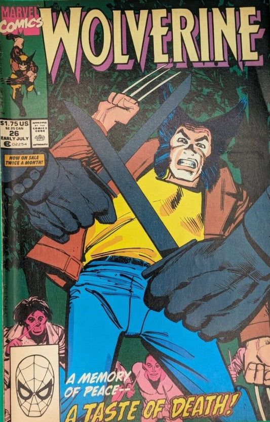 Wolverine #25 (1990) - Marvel Comics Collectibles:Comic Books & Memorabilia:Comics:Comics & Graphic Novels JJJambers Jamboree   