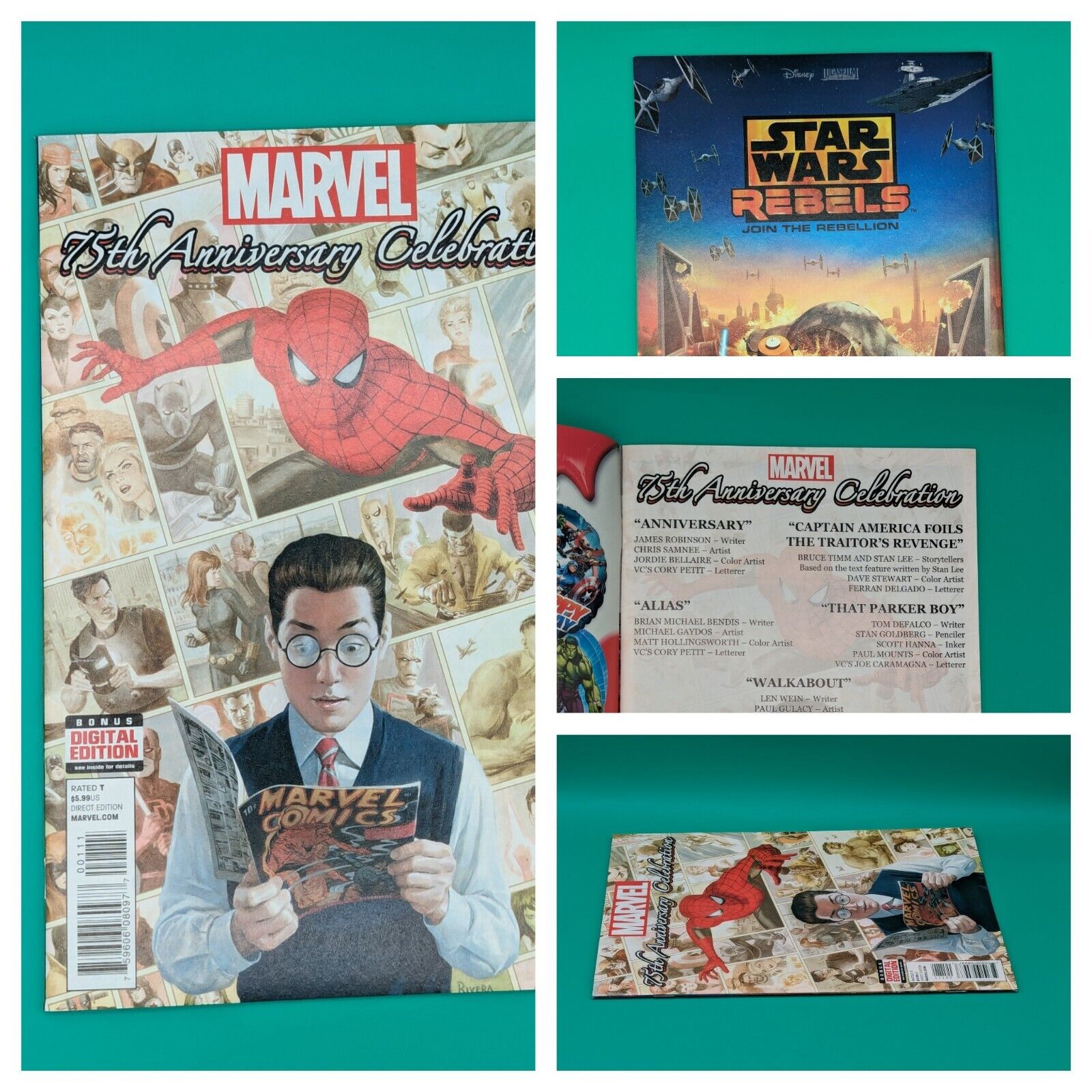 Marvel 75th Anniversary Celebration #1 (2014 Marvel) Stan Lee Final Story VF/NM Collectibles:Comic Books & Memorabilia:Comics:Comics & Graphic Novels JJJambers Jamboree   