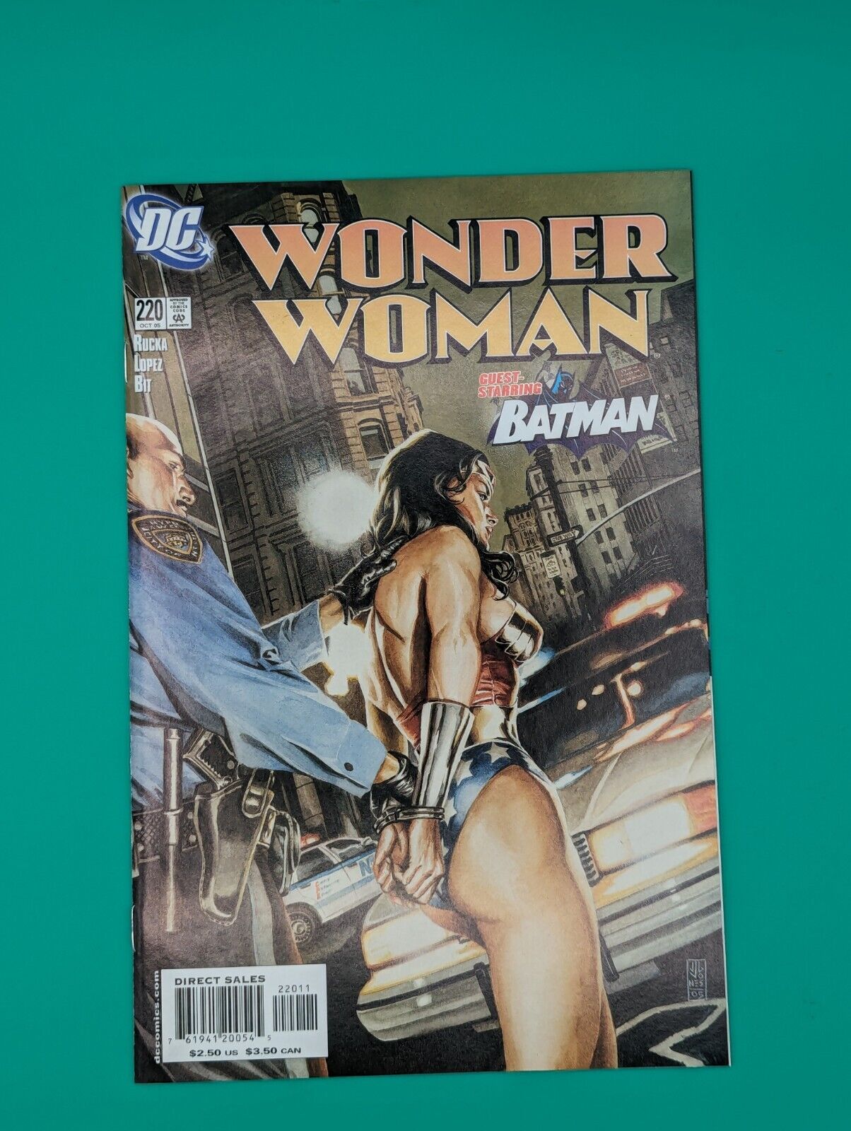 Wonder Woman #220 (2005) JG Jones Cover  DC Comics - VF/NM Collectibles:Comic Books & Memorabilia:Comics:Comics & Graphic Novels JJJambers Jamboree   