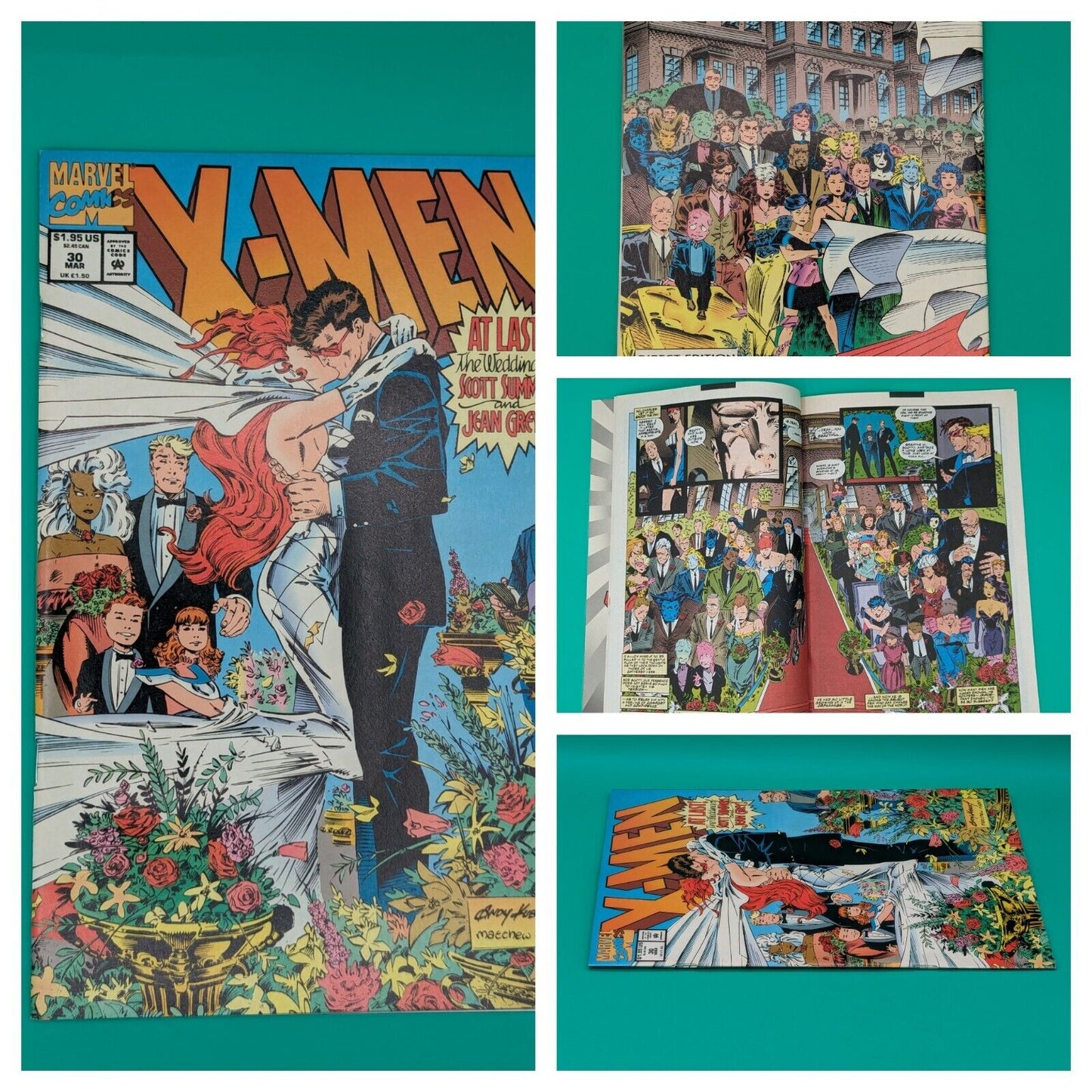 X-MEN #30 KUBERT SCOTT JEAN WEDDING VF/NM Collectibles:Comic Books & Memorabilia:Comics:Comics & Graphic Novels JJJambers Jamboree   