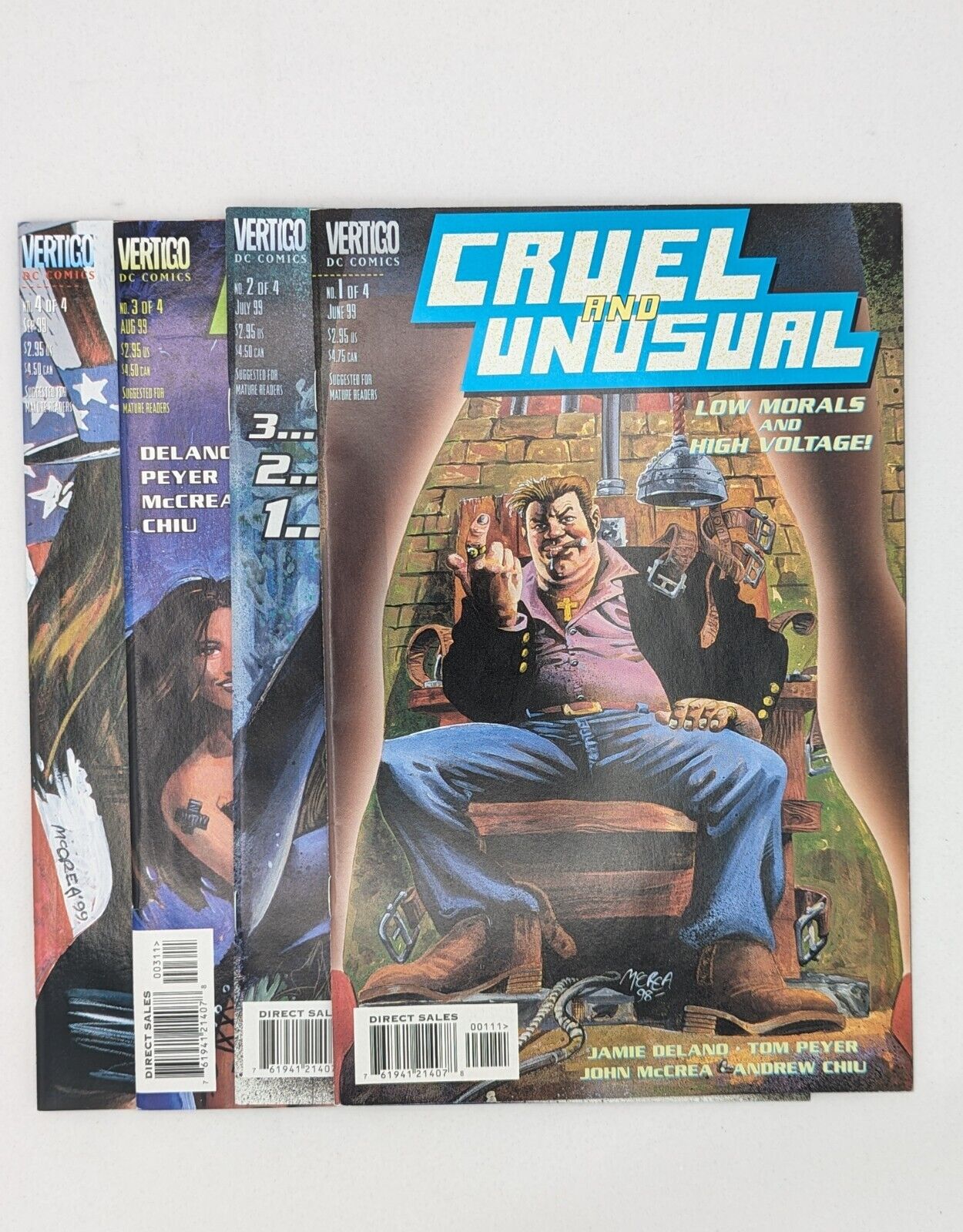 Cruel and Unusual #1-4 (1999) - Vertigo Comics Collectibles:Comic Books & Memorabilia:Comics:Comics & Graphic Novels JJJambers Jamboree   