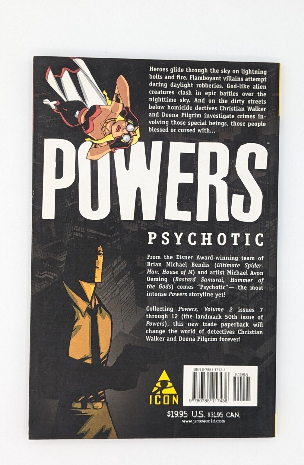 Powers Vol. 9: Psychotic (2006) - Icon TPB Collectibles:Comic Books & Memorabilia:Comics:Comics & Graphic Novels JJJambers Jamboree   