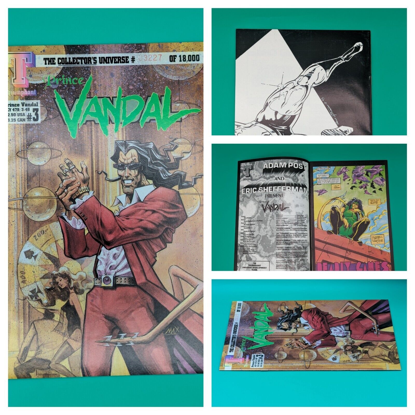 Prince Vandal #3 VF 1994 Comic Collectibles:Comic Books & Memorabilia:Comics:Comics & Graphic Novels JJJambers Jamboree   