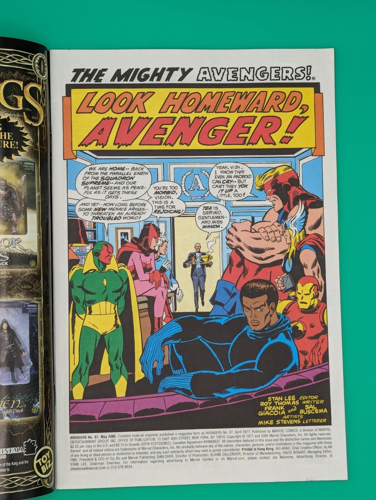 Avengers #87 (2005 Reprint of 1973) - Marvel Comics Collectibles:Comic Books & Memorabilia:Comics:Comics & Graphic Novels JJJambers Jamboree   