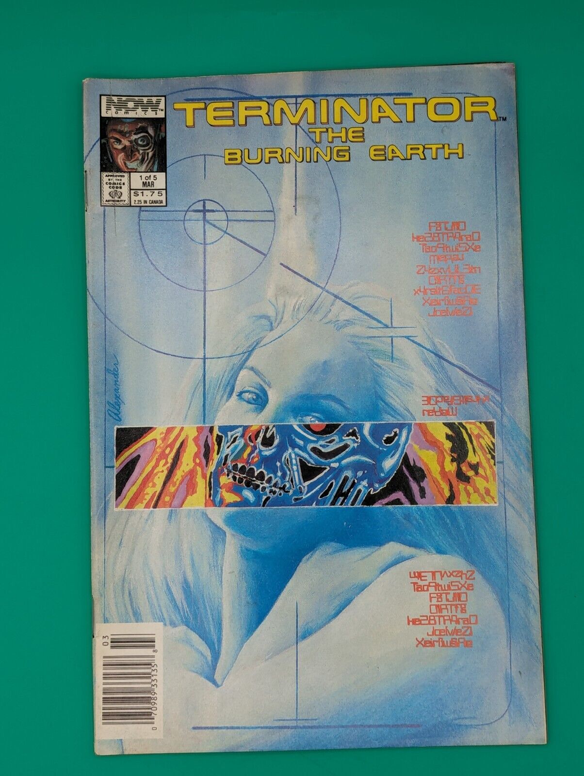 Terminator: The Burning Earth #1 - Rare - News Stand - Alex Ross Collectibles:Comic Books & Memorabilia:Comics:Comics & Graphic Novels JJJambers Jamboree   