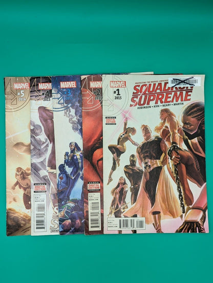 Squadron Supreme Lot of 5 #1,2,3,4,5 Marvel (2016) 4th Series Comics - Ex libris Collectibles:Comic Books & Memorabilia:Comics:Comics & Graphic Novels JJJambers Jamboree   