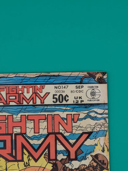 FIGHTIN’ ARMY # 147  WWI War Military Bronze Age CHARLTON COMICS 1980 Collectibles:Comic Books & Memorabilia:Comics:Comics & Graphic Novels JJJambers Jamboree   