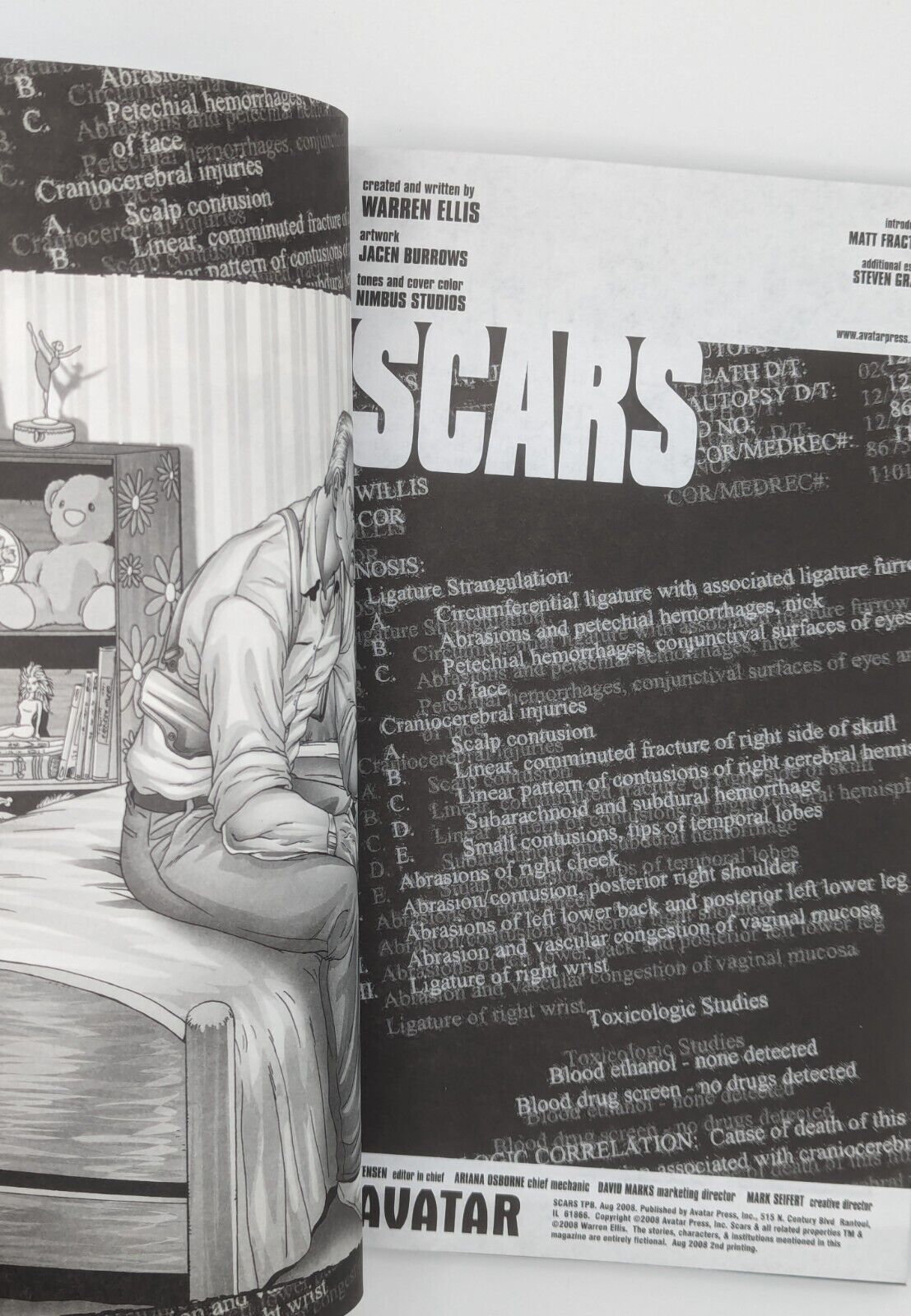 Scars (2014) - Avatar Graphic Novel - 2nd ed. Collectibles:Comic Books & Memorabilia:Comics:Comics & Graphic Novels JJJambers Jamboree   