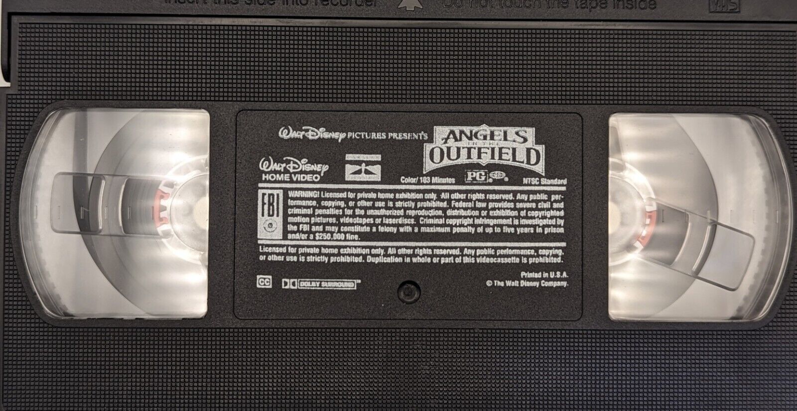 Angels In the Outfield VHS (1995) - Disney Movies & TV:VHS Tapes JJJambers Jamboree   