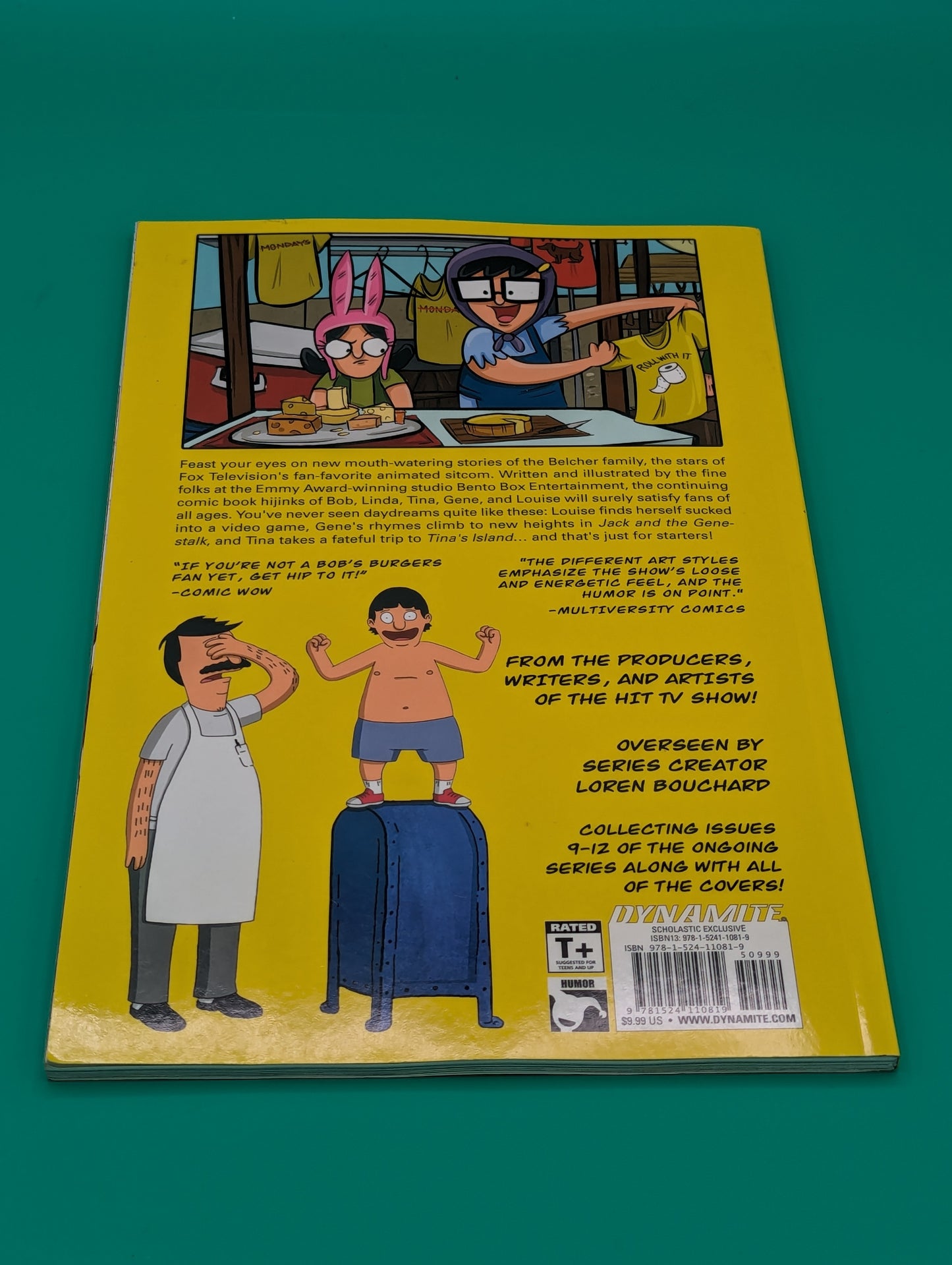 Bob's Burgers: Pan Fried  - Dynamite TPB (Scholastic Exclusive) Collectibles:Comic Books & Memorabilia:Comics:Comics & Graphic Novels JJJambers Vintage Vault   