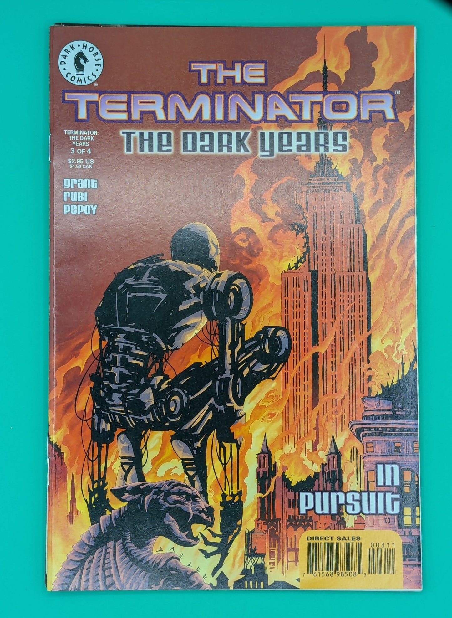 Terminator: The Dark Years #3 of 4- Dark Horse Comics Collectibles:Comic Books & Memorabilia:Comics:Comics & Graphic Novels JJJambers Vintage Vault   