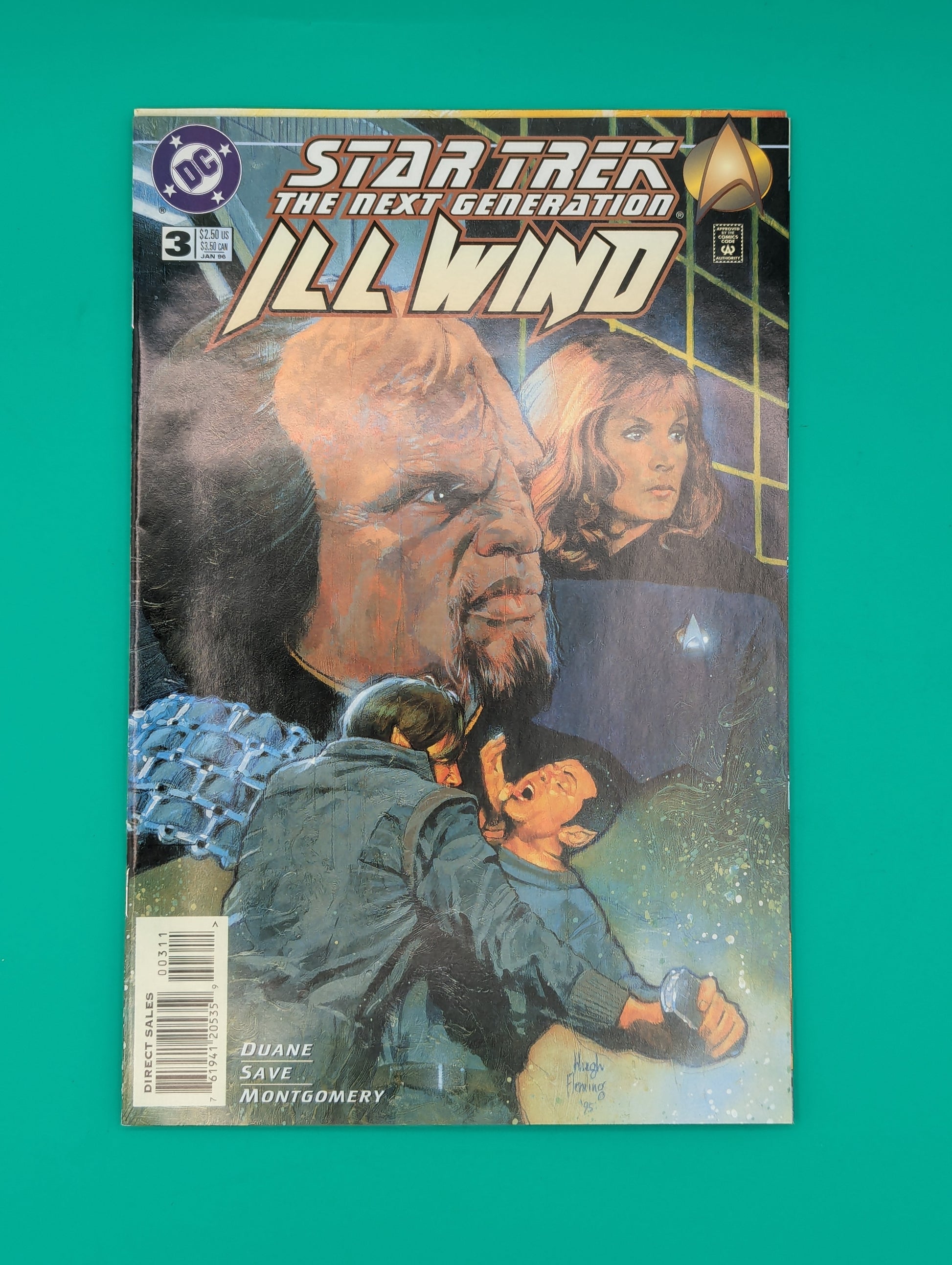 Star Trek: The Next Generation - ill Wind #3 (1995) - DC Comics Collectibles:Comic Books & Memorabilia:Comics:Comics & Graphic Novels JJJambers Vintage Vault   