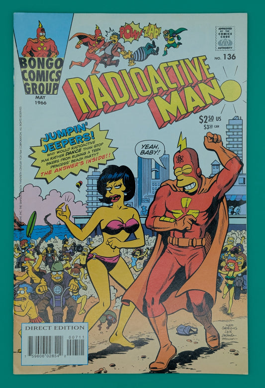 Radioactive Man #136 (2001) - Bongo Comic Collectibles:Comic Books & Memorabilia:Comics:Comics & Graphic Novels JJJambers Jamboree