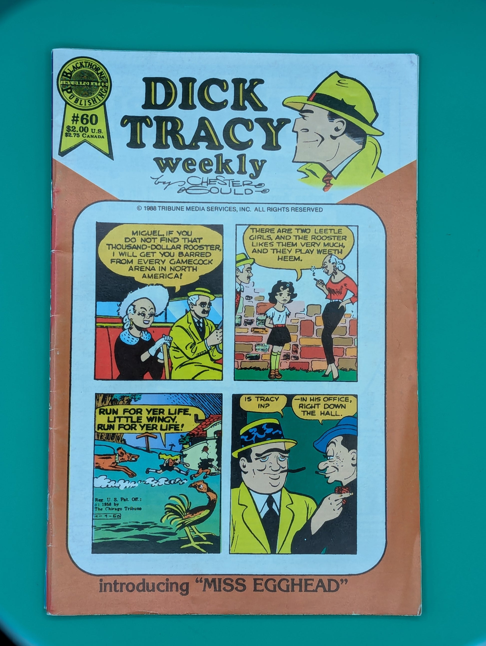 Dick Tracy Weekly #60 - Blackthorne Publishing Comic Collectibles:Comic Books & Memorabilia:Comics:Comics & Graphic Novels JJJambers Vintage Vault   