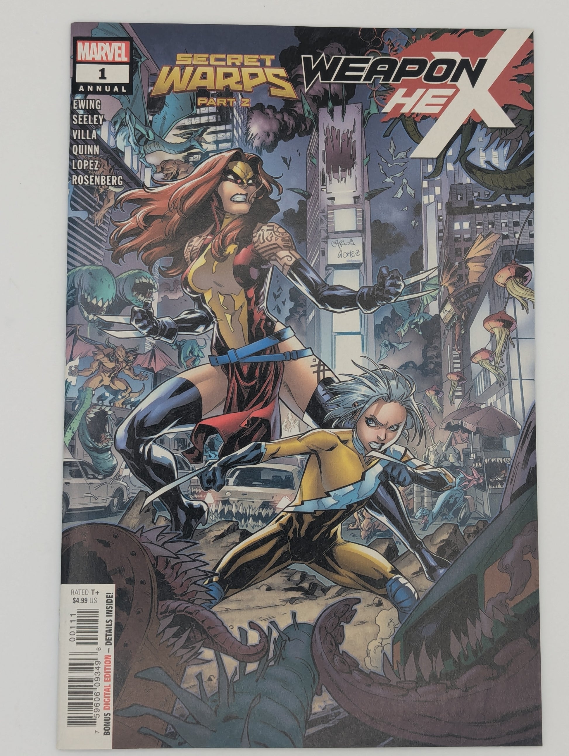 Secret Warps: Weapon Hex Annual #1 (2019) - Marvel Comic - VF Collectibles:Comic Books & Memorabilia:Comics:Comics & Graphic Novels JJJambers Jamboree