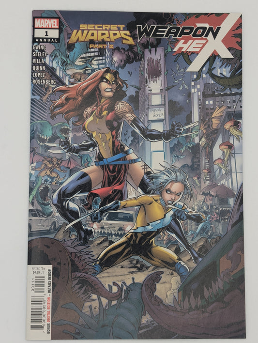 Secret Warps: Weapon Hex Annual #1 (2019) - Marvel Comic - VF Collectibles:Comic Books & Memorabilia:Comics:Comics & Graphic Novels JJJambers Jamboree