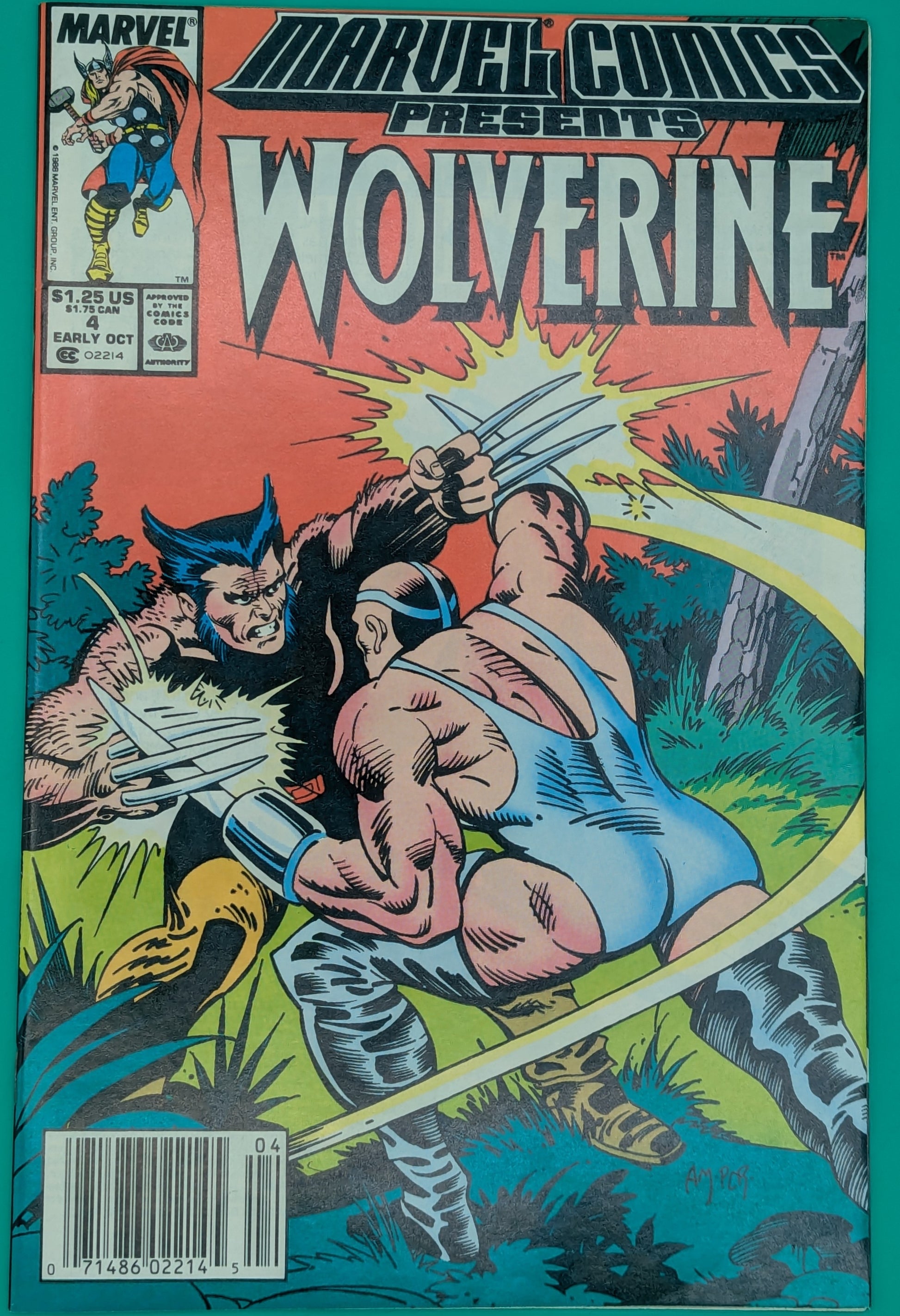 Wolverine, Marvel Comics Presents #4 [Newsstand] (1988) - Marvel Comic Collectibles:Comic Books & Memorabilia:Comics:Comics & Graphic Novels JJJambers Jamboree