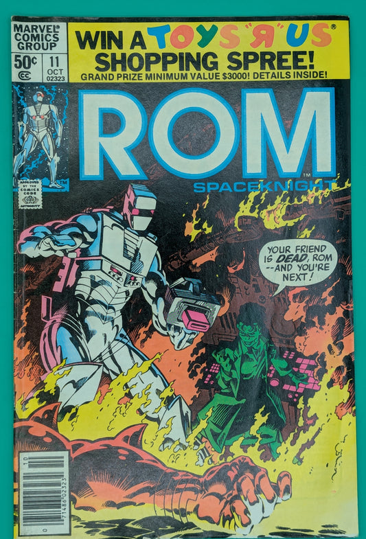 ROM #11 [Newsstand] (1980) - Marvel Comic - VF minus Collectibles:Comic Books & Memorabilia:Comics:Comics & Graphic Novels JJJambers Jamboree