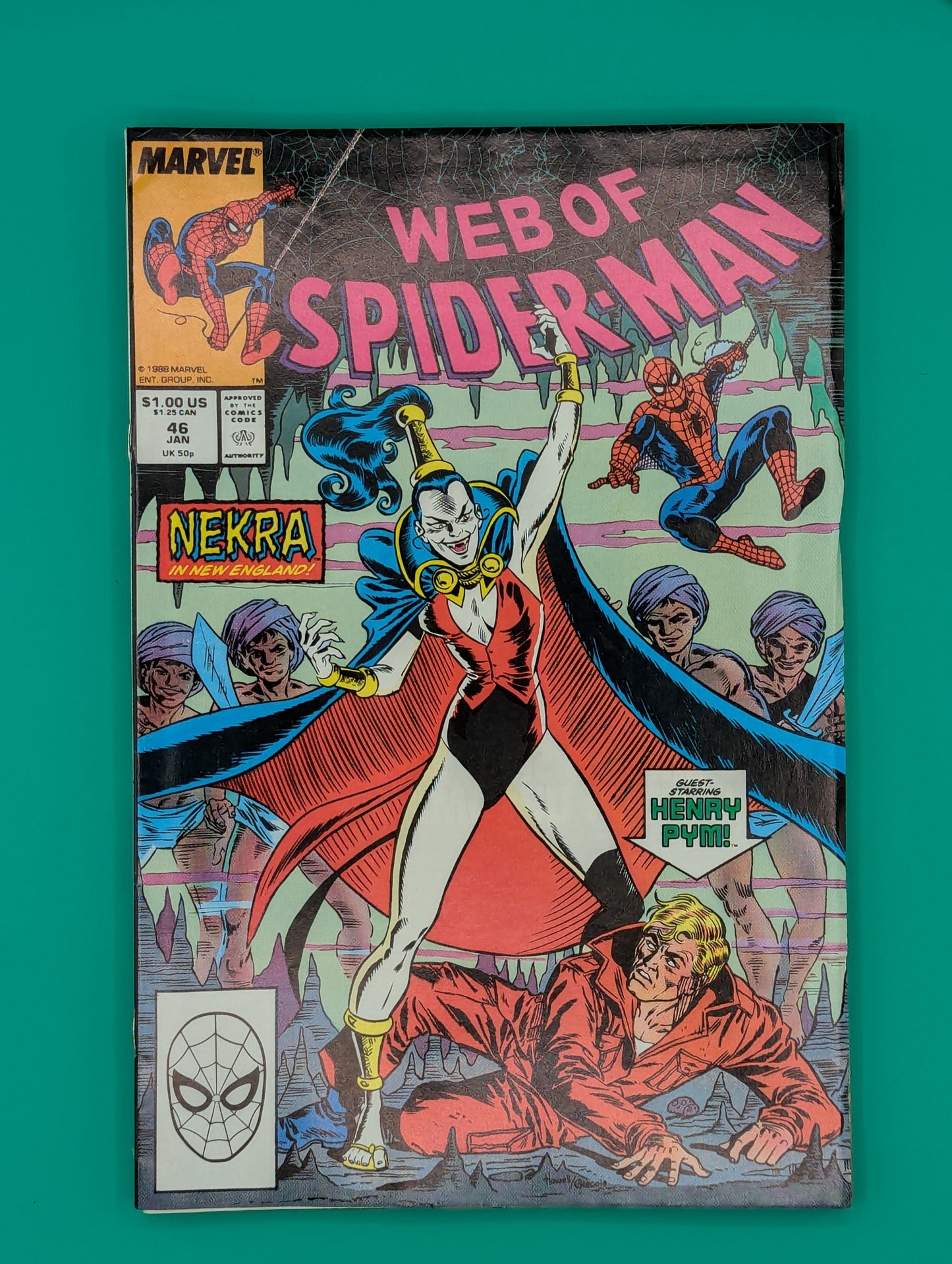 Spider-Man, Web of #46 (1988) - Marvel Comics Collectibles:Comic Books & Memorabilia:Comics:Comics & Graphic Novels JJJambers Jamboree   