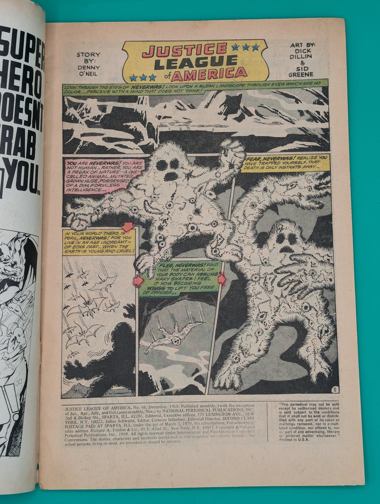 Justice League of America #68 (1968) - DC Comic Collectibles:Comic Books & Memorabilia:Comics:Comics & Graphic Novels JJJambers Jamboree