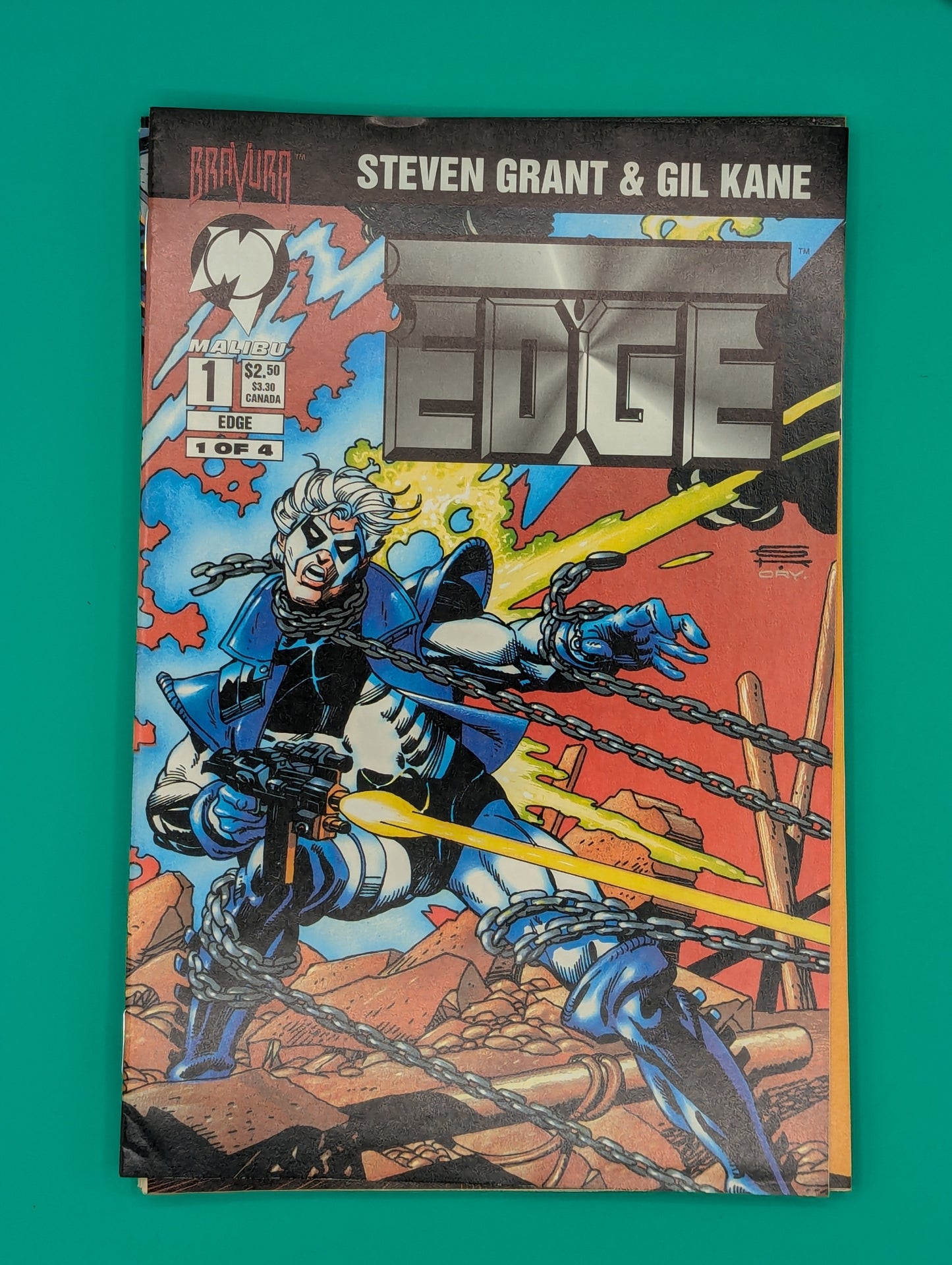 Edge #1 (1993) - Malibu Comics Collectibles:Comic Books & Memorabilia:Comics:Comics & Graphic Novels JJJambers Vintage Vault   