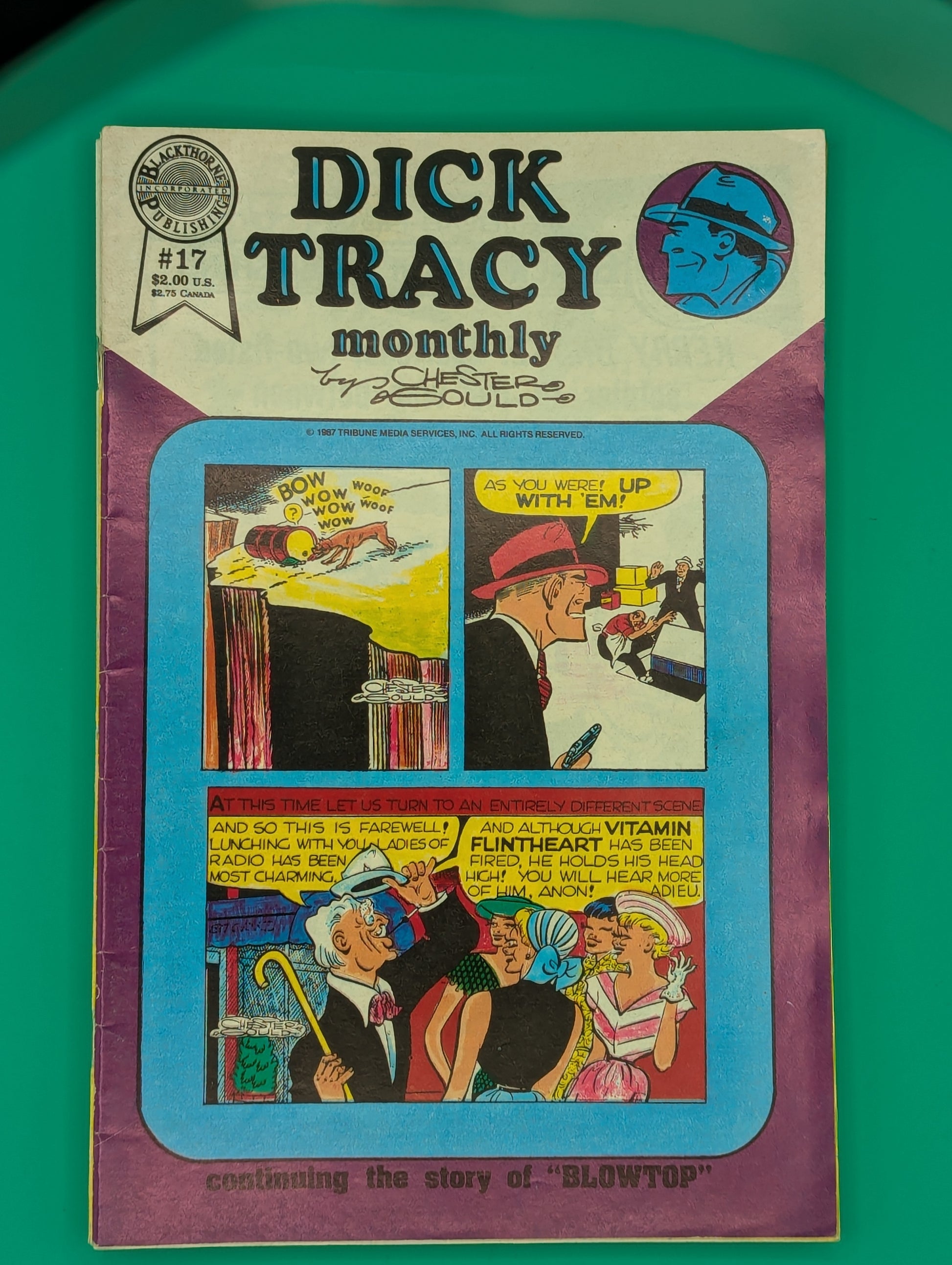 Dick Tracy Monthly #17 - Blackthorne Publishing Comic Collectibles:Comic Books & Memorabilia:Comics:Comics & Graphic Novels JJJambers Vintage Vault   