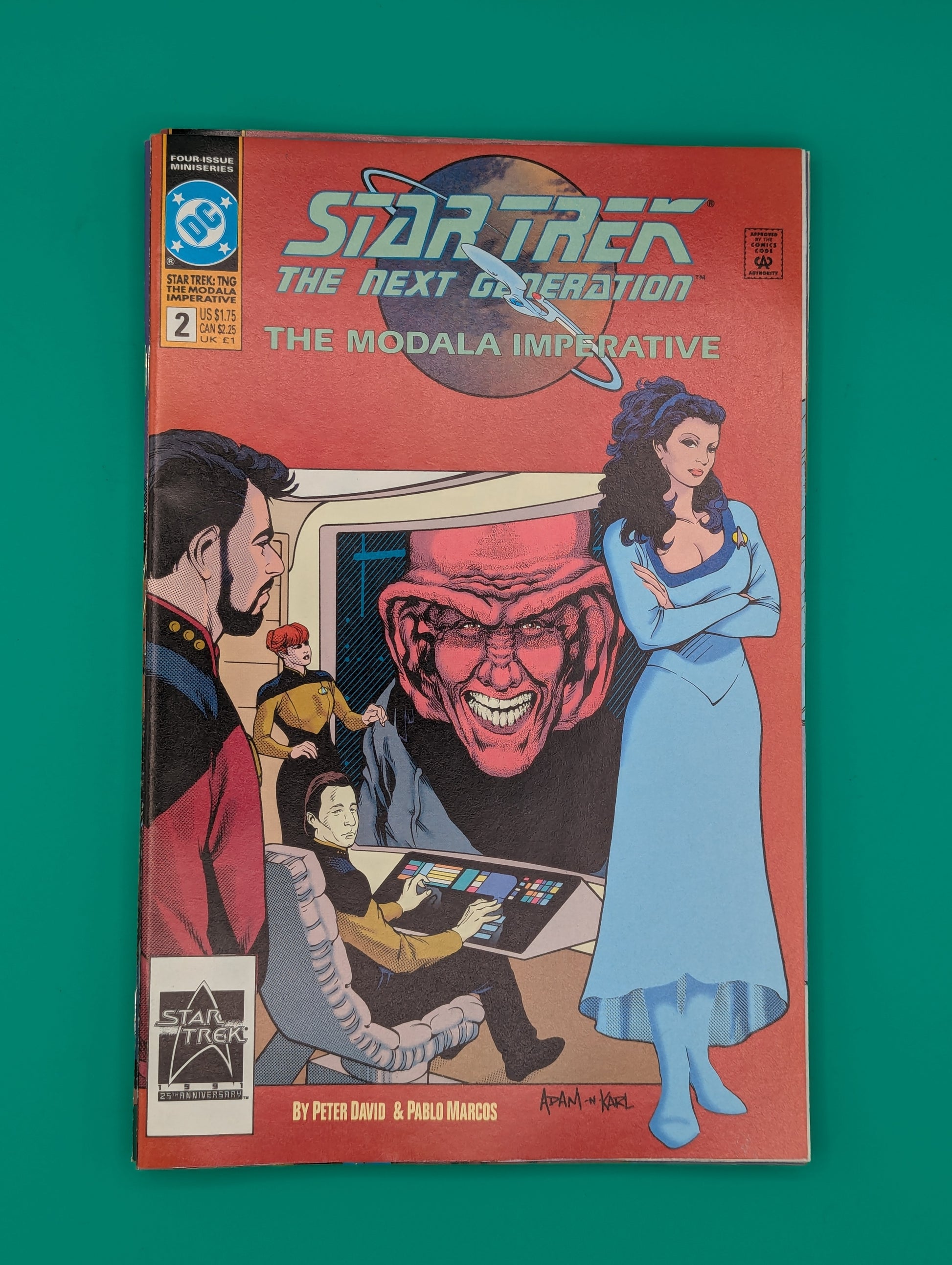 Star Trek: The Next Generation: The Modela Imperative #2  (1991, miniseries book 2 of 4) - DC Comics Collectibles:Comic Books & Memorabilia:Comics:Comics & Graphic Novels JJJambers Vintage Vault   