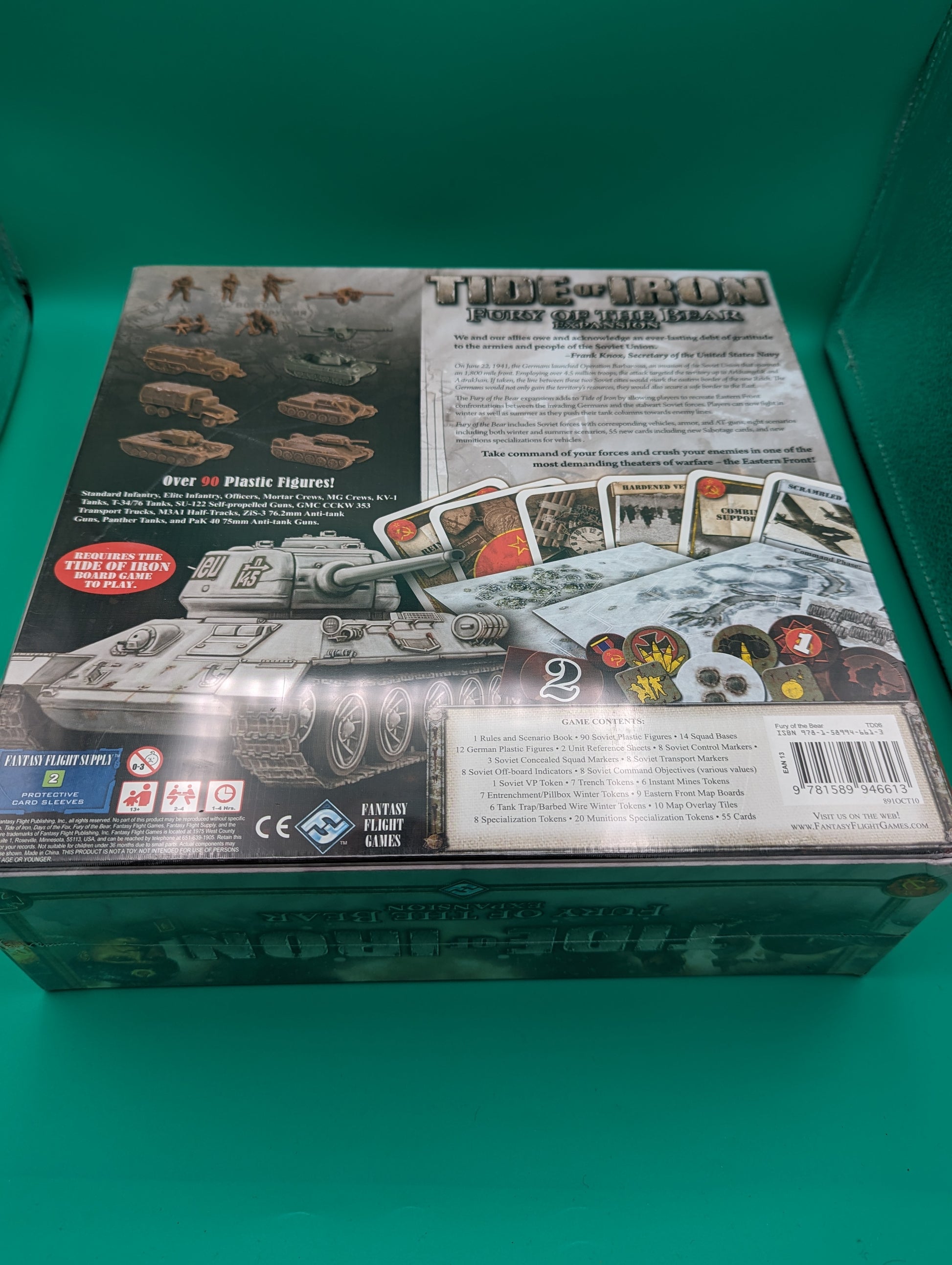 Tide of Iron: Fury of The Bear Expansion (2011) - New Sealed Board Game - Fantasy Flight Games Toys & Hobbies:Games:Board & Traditional Games:Contemporary Manufacture JJJambers Jamboree   