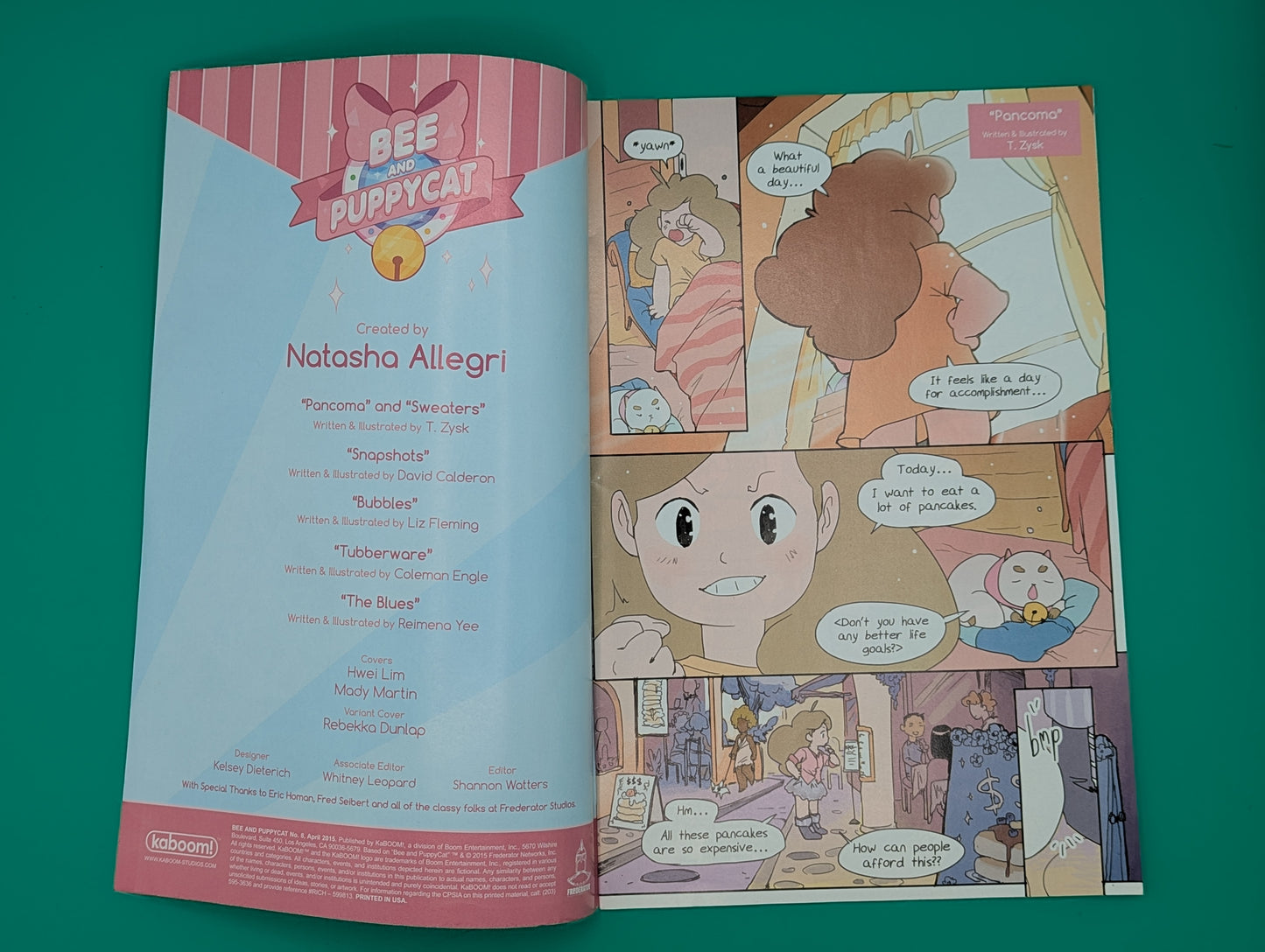 Bee and PuppyCat #8 (2015) - Kaboom! Comic - VF Collectibles:Comic Books & Memorabilia:Comics:Comics & Graphic Novels JJJambers Jamboree
