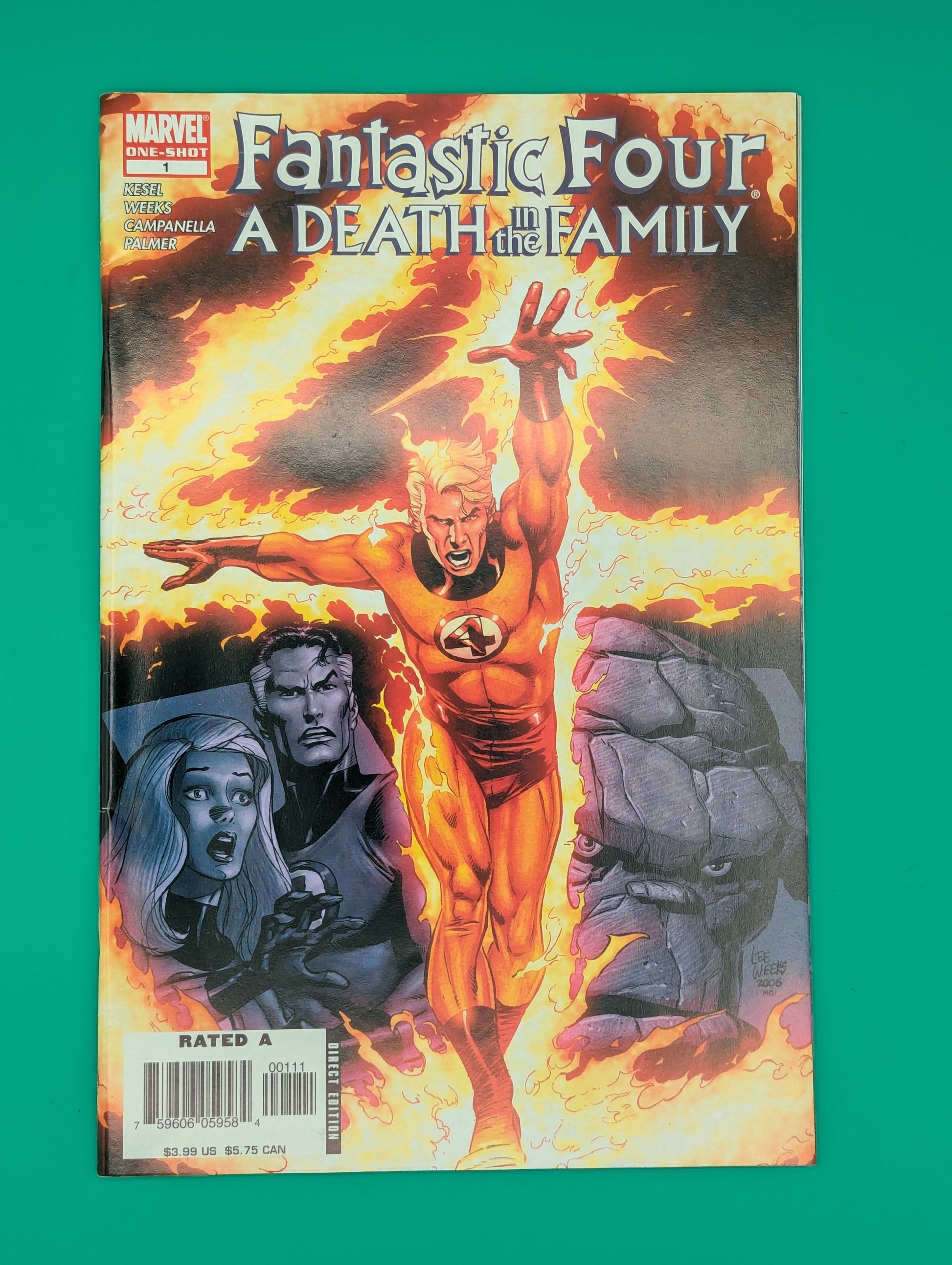 Fantastic Four #1: A Death in the Family (2004) - Marvel Comics Collectibles:Comic Books & Memorabilia:Comics:Comics & Graphic Novels JJJambers Vintage Vault   