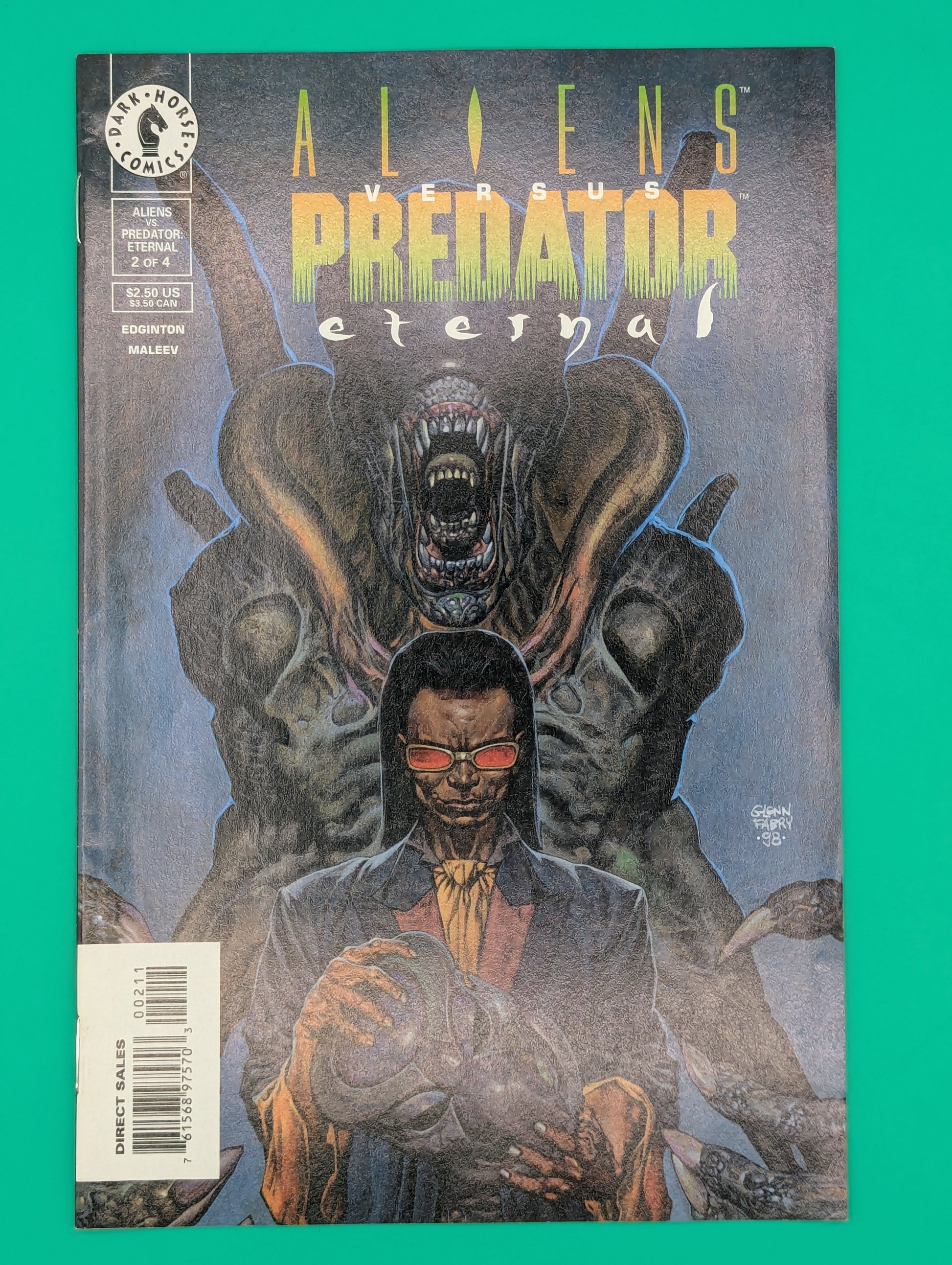 Aliens Versus Predator: Eternal #2 of 4 (1998) - Dark Horse Comics Collectibles:Comic Books & Memorabilia:Comics:Comics & Graphic Novels JJJambers Vintage Vault   