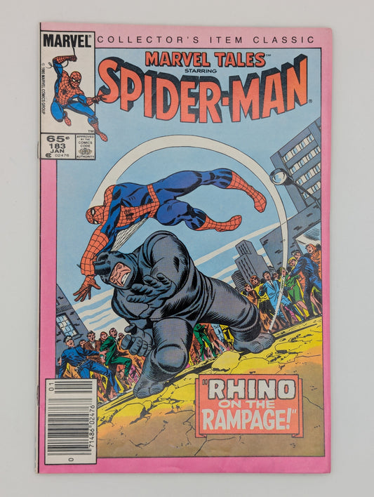 Marvel Tales #183 (1986) Newsstand - Marvel Comic - VF minus Collectibles:Comic Books & Memorabilia:Comics:Comics & Graphic Novels JJJambers Jamboree