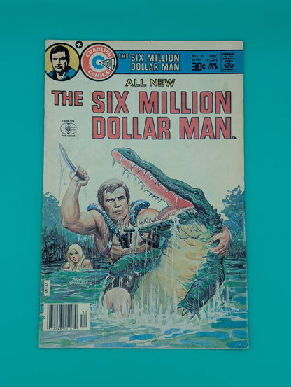 Six Million Dollar Man, The #4 (1976) - Charlton Comic - High Grade Collectibles:Comic Books & Memorabilia:Comics:Comics & Graphic Novels JJJambers Jamboree