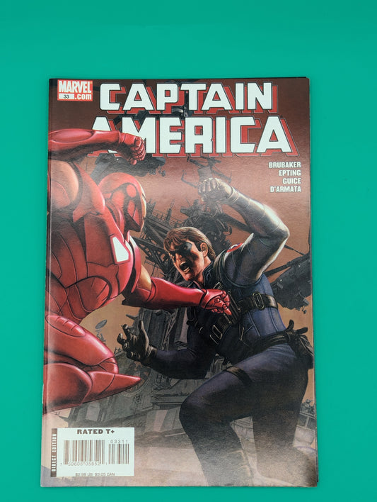 Captain America #33 (2007) - Marvel Comic Collectibles:Comic Books & Memorabilia:Comics:Comics & Graphic Novels JJJambers Jamboree