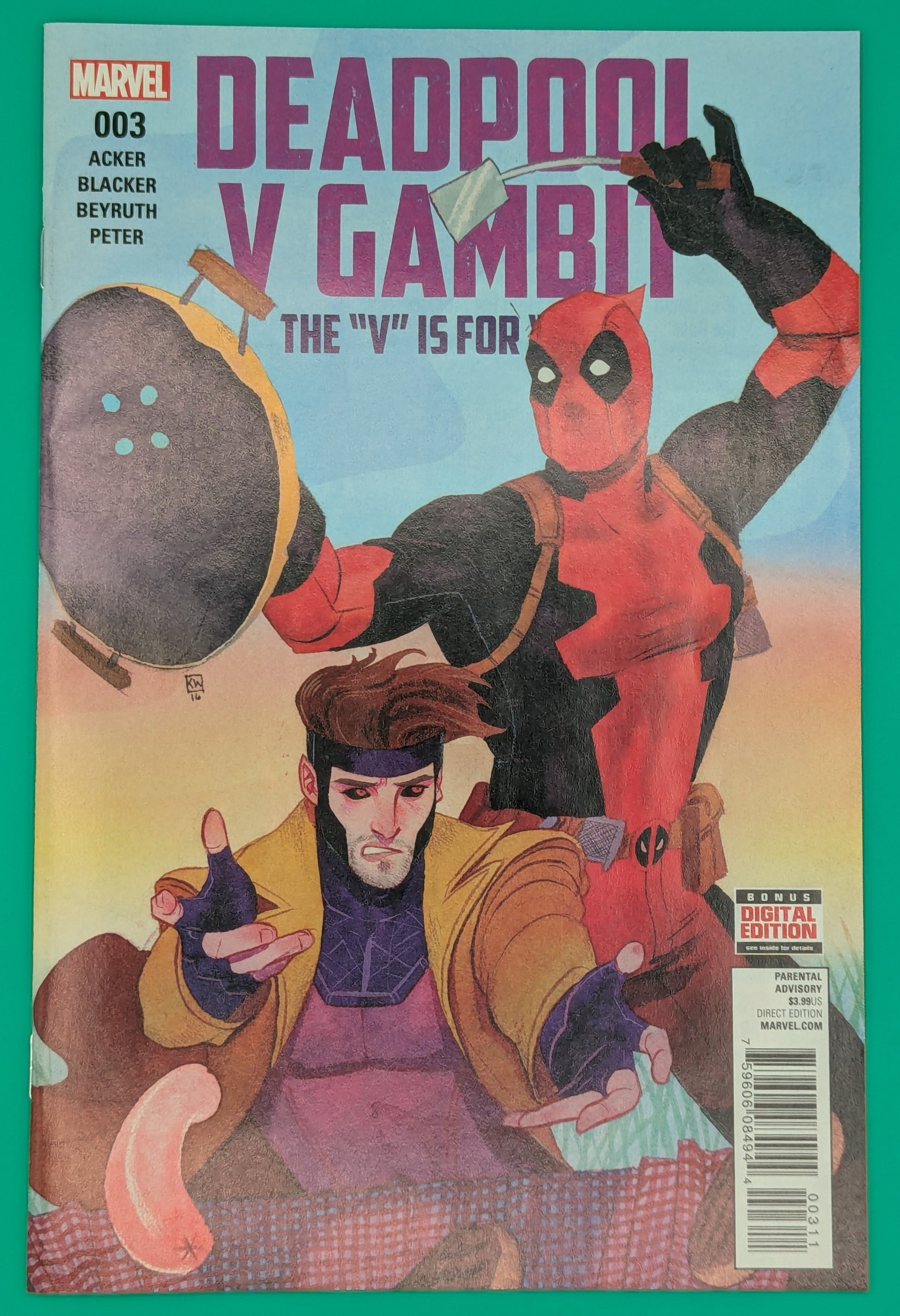 Deadpool v Gambit #3 (2016) - Marvel Comic Collectibles:Comic Books & Memorabilia:Comics:Comics & Graphic Novels JJJambers Jamboree