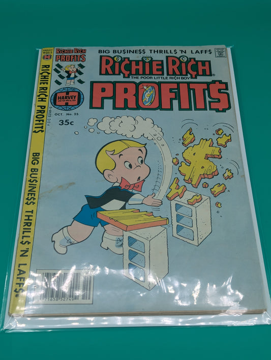 Richie Rich Profits #25 (1981) - Harvey Comic [Flawed] Collectibles:Comic Books & Memorabilia:Comics:Comics & Graphic Novels JJJambers Jamboree