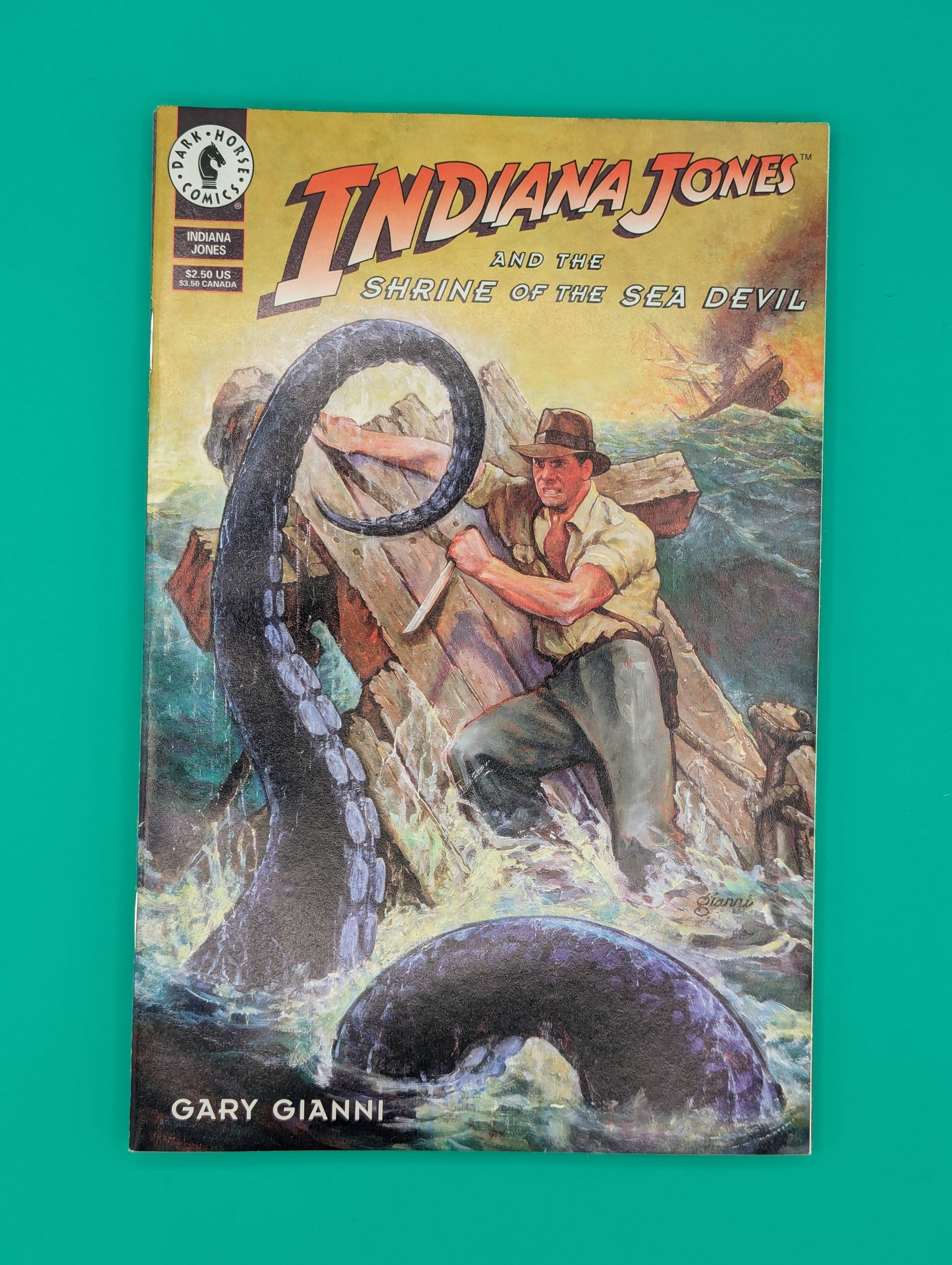 Indiana Jones and the Shrine of the Sea Devil (1994) - Dark Horse 1 Shot Comic Collectibles:Comic Books & Memorabilia:Comics:Comics & Graphic Novels JJJambers Vintage Vault   