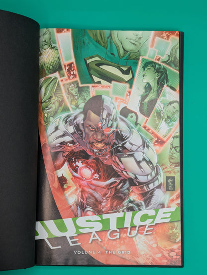 Justice League, New 52 Vol 4: The Grid - DC Hardback (missing book jacket) Collectibles:Comic Books & Memorabilia:Comics:Comics & Graphic Novels JJJambers Jamboree   