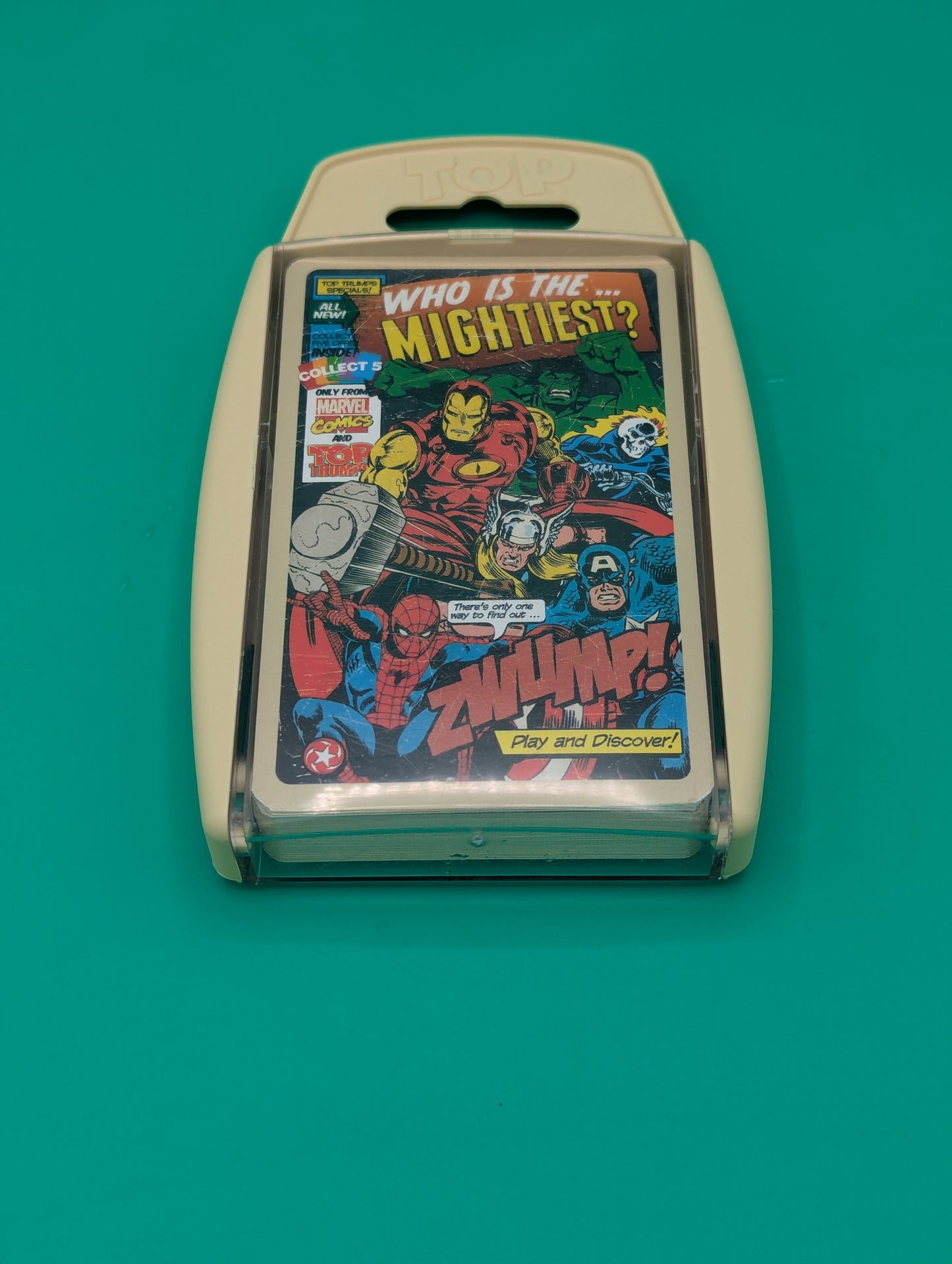 Top Trumps: Marvel Comics' "Who is the Mightiest" - Winning Moves Games Toys & Hobbies:Collectible Card Games:CCG Sets JJJambers Vintage Vault   