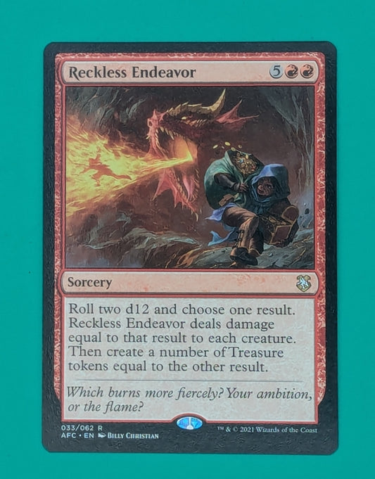 Reckless Endeavor - MTG single Toys & Hobbies:Collectible Card Games:CCG Individual Cards JJJambers Vintage Vault   