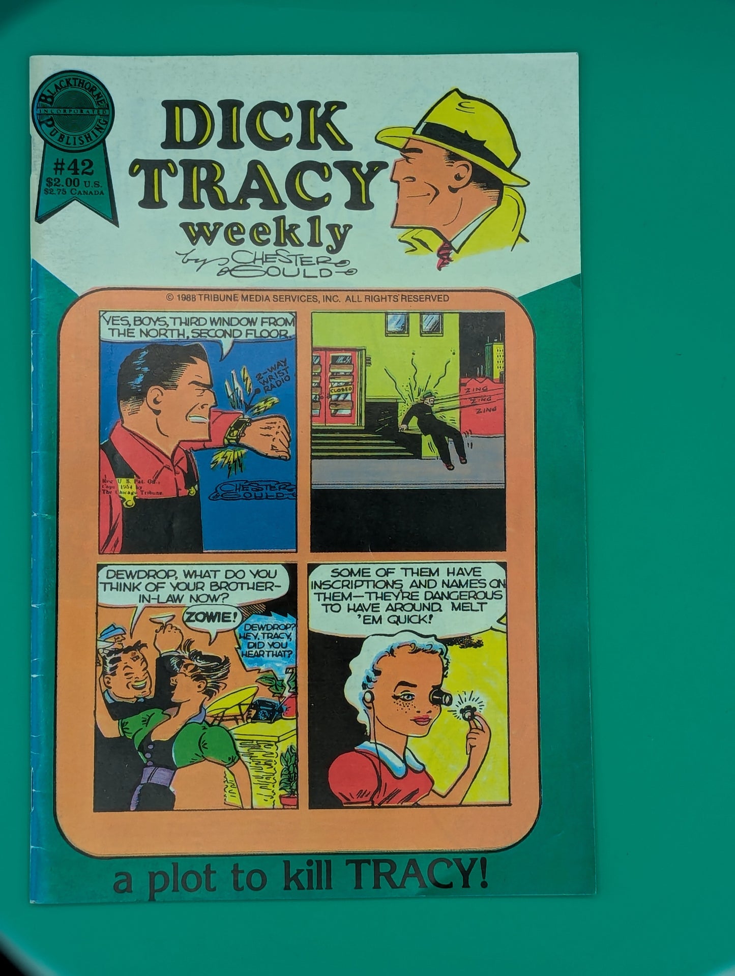 Dick Tracy Weekly #42 - Blackthorne Publishing Comic Collectibles:Comic Books & Memorabilia:Comics:Comics & Graphic Novels JJJambers Vintage Vault   