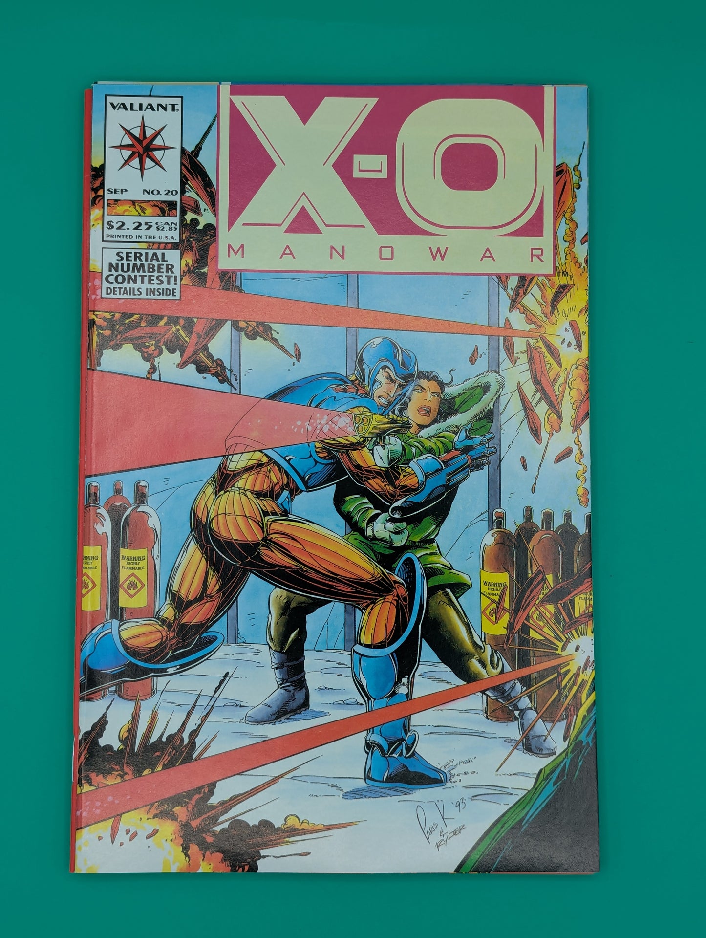 X-O Manowar #20 (1993) - Valiant Comic Collectibles:Comic Books & Memorabilia:Comics:Comics & Graphic Novels JJJambers Jamboree