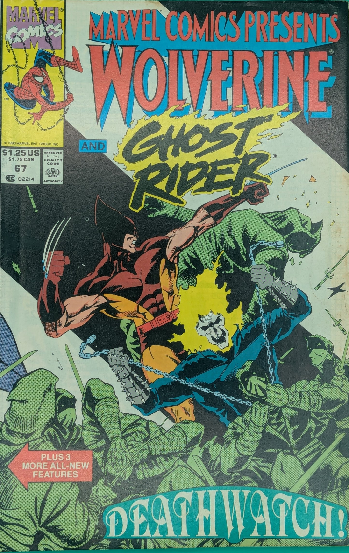Wolverine, Marvel Comics Presents #67 [Feat. Ghost Rider] (1991) - Marvel Comic Collectibles:Comic Books & Memorabilia:Comics:Comics & Graphic Novels JJJambers Jamboree