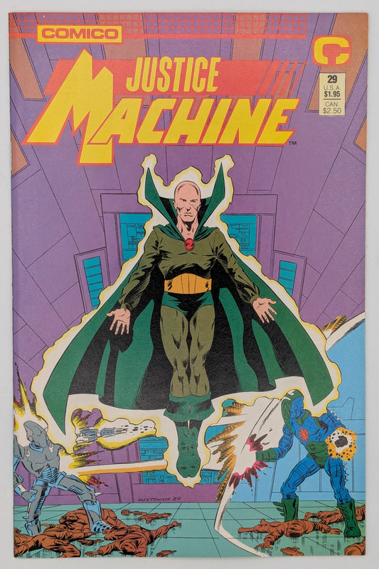 Justice Machine #29 (1989) - Comico Comic - VF Collectibles:Comic Books & Memorabilia:Comics:Comics & Graphic Novels JJJambers Vintage Vault