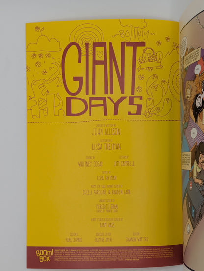Giant Days #1 (2015) - Boom! Box Comic - VF/NM Collectibles:Comic Books & Memorabilia:Comics:Comics & Graphic Novels JJJambers Jamboree