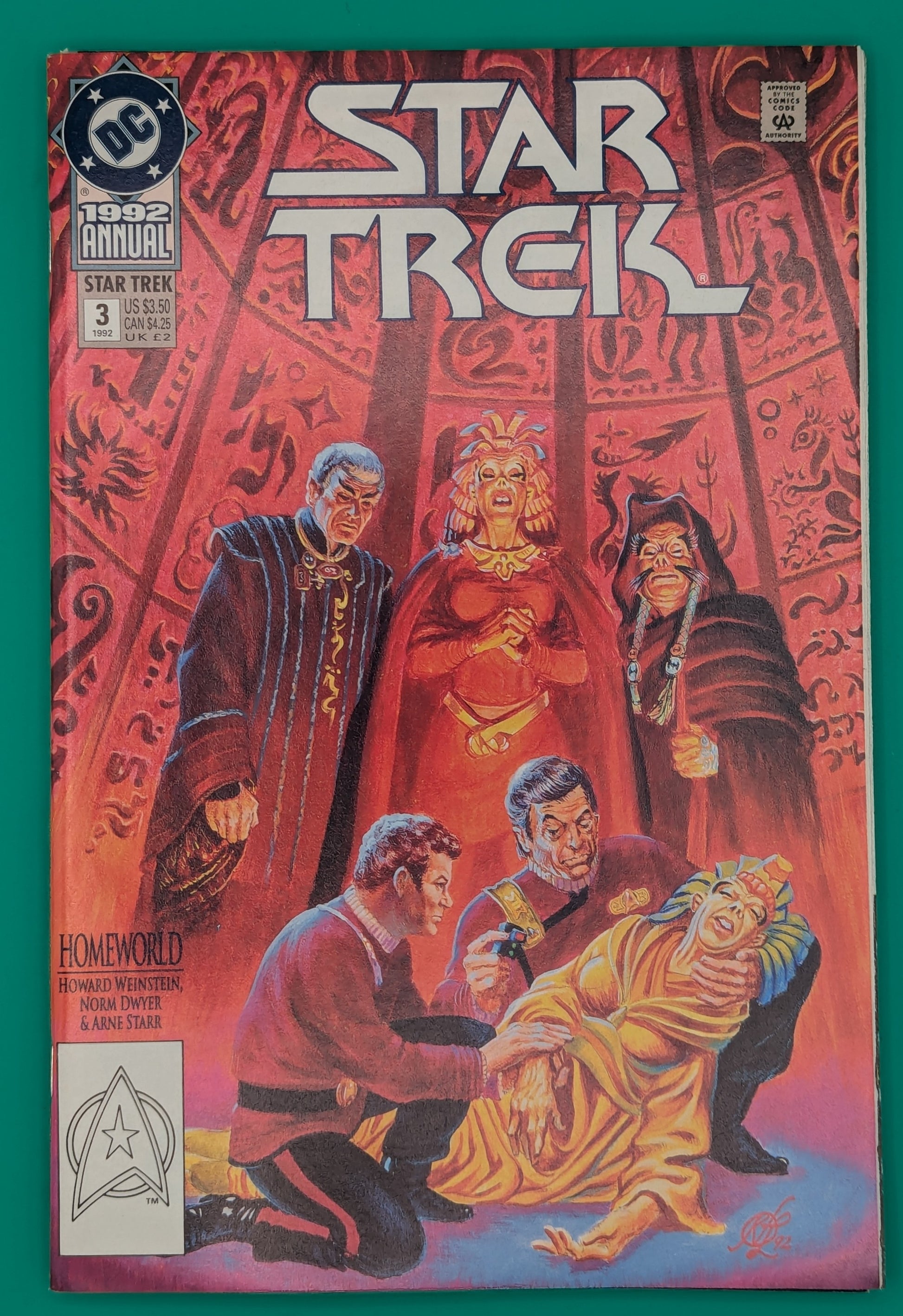 Star Trek Annual #3 (1992)  - DC Comics Collectibles:Comic Books & Memorabilia:Comics:Comics & Graphic Novels JJJambers Vintage Vault   