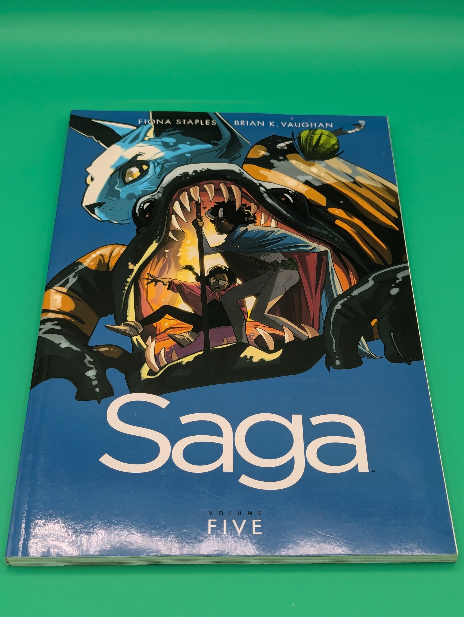 Saga Vol. 5 (2014): Image TPB Collectibles:Comic Books & Memorabilia:Comics:Comics & Graphic Novels JJJambers Vintage Vault   