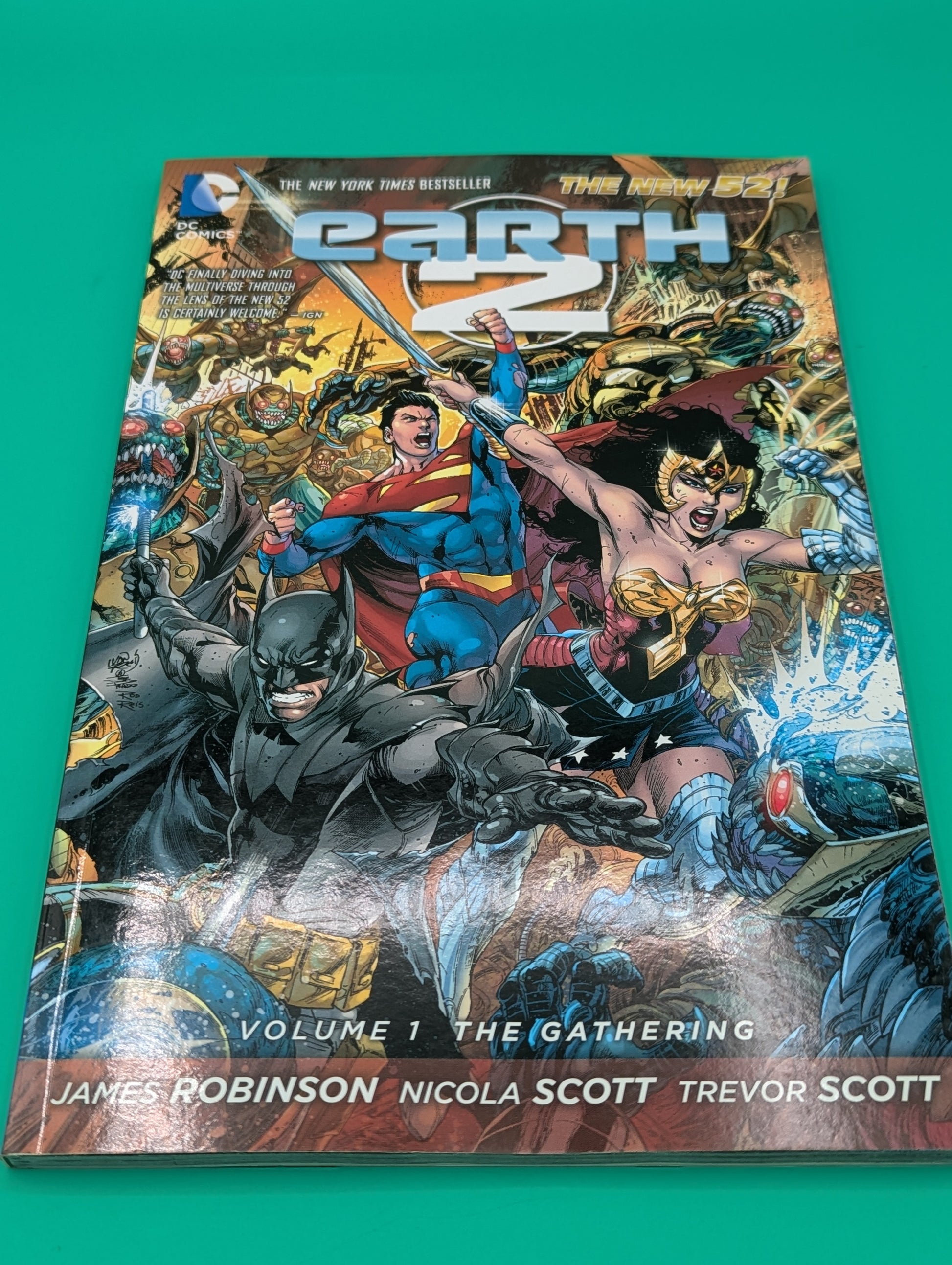 Earth 2, New 52 Vol. 1: The Gathering (2012) - DC TPB Collectibles:Comic Books & Memorabilia:Comics:Comics & Graphic Novels JJJambers Vintage Vault   