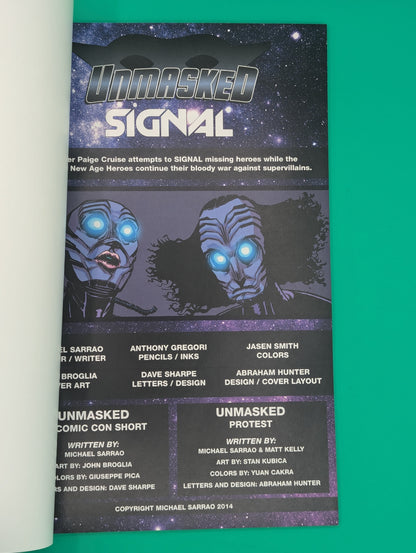 Unmasked: Signal (2023) - Indie Kickstarter TPB Collectibles:Comic Books & Memorabilia:Comics:Comics & Graphic Novels JJJambers Vintage Vault   